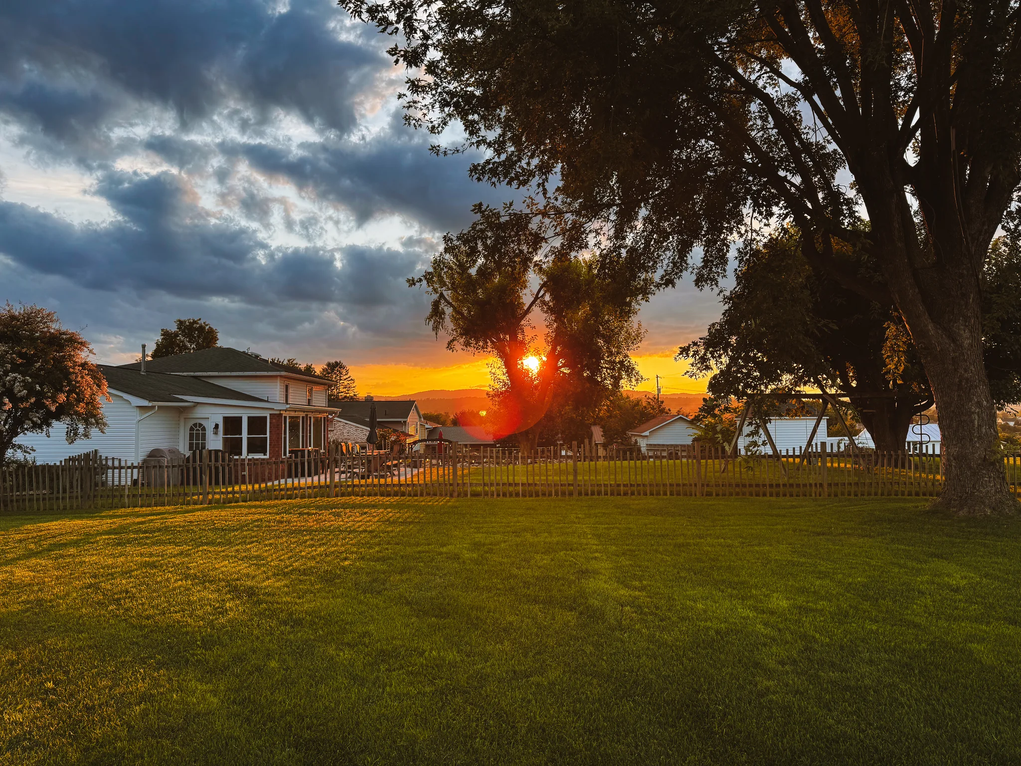 Backyard Sunset