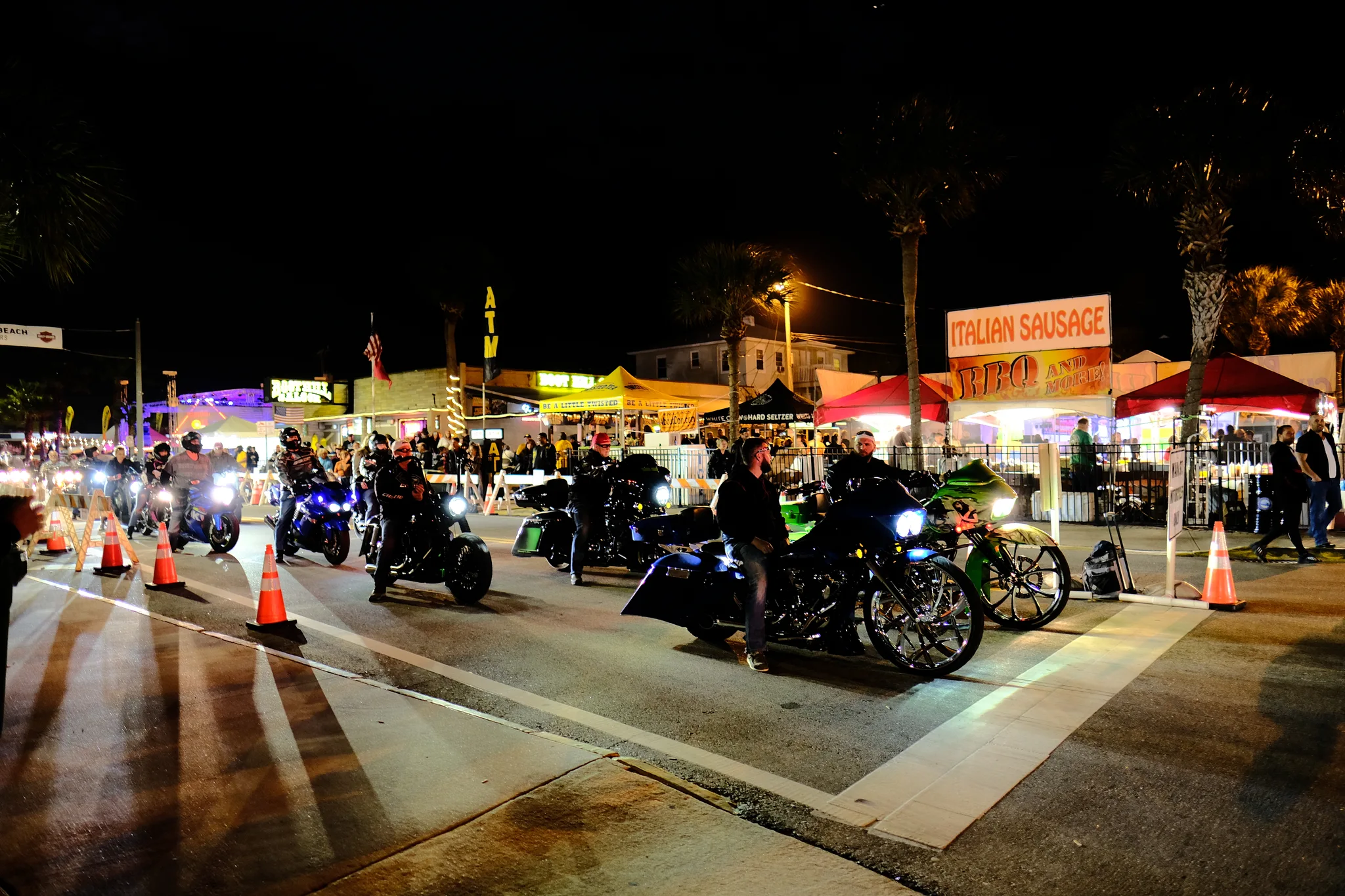 Riding into the Night